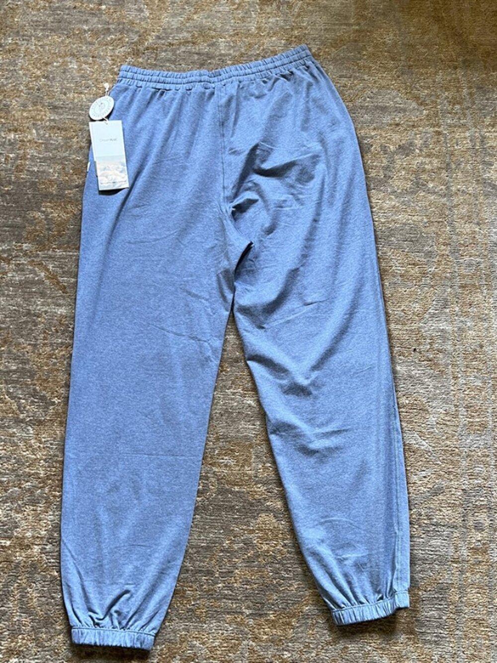 Vuori Boyfriend Jogger Blue Heron Heather Medium NWT - Picture 4 of 12